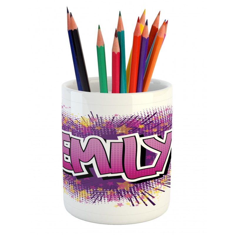 Popular Name Cartoon Pencil Pen Holder