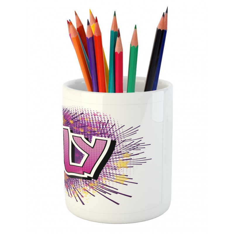 Popular Name Cartoon Pencil Pen Holder