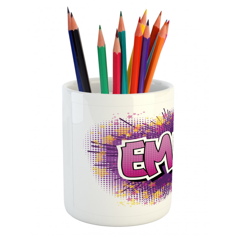 Popular Name Cartoon Pencil Pen Holder