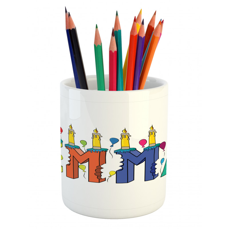 Popular Colorful Name Pencil Pen Holder