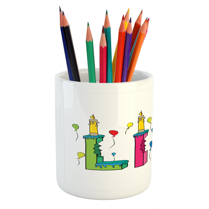 Joyful Letters Birthday Pencil Pen Holder