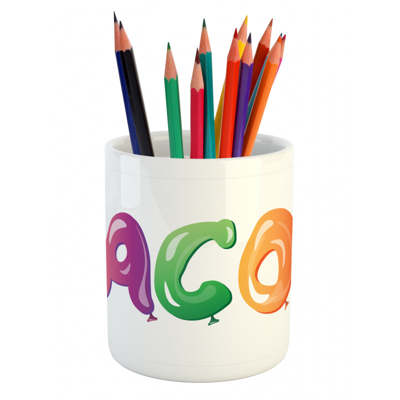 Traditional Male Name Pencil Pen Holder