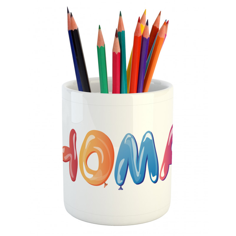 Colorful Common American Boy Pencil Pen Holder