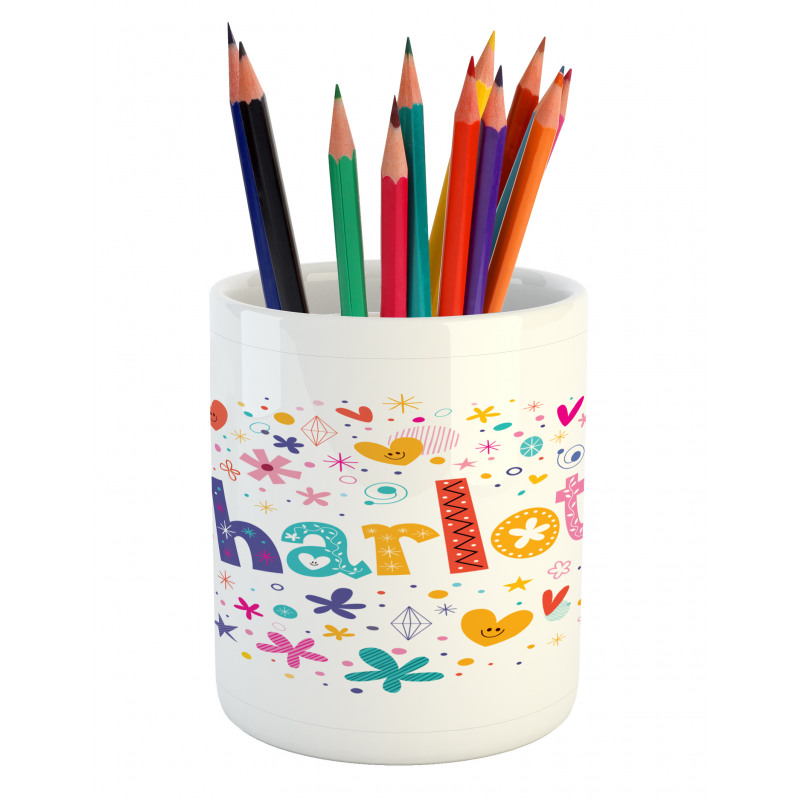 Happy Smiling Stars Pencil Pen Holder