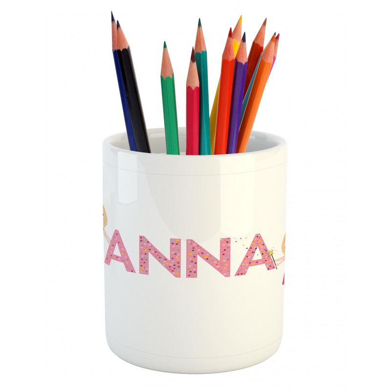 Nursery Themed Lettering Pencil Pen Holder