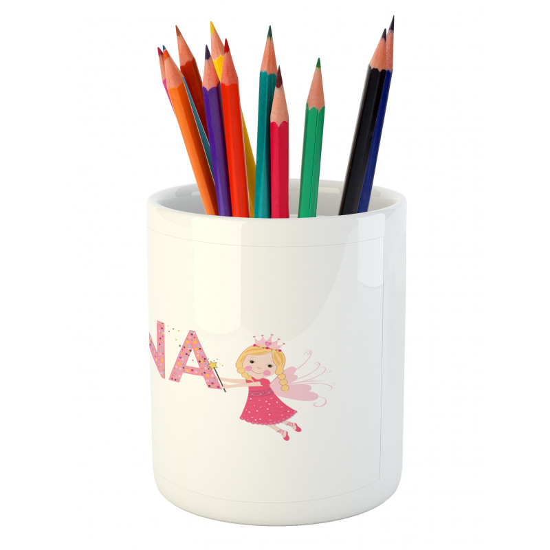 Nursery Themed Lettering Pencil Pen Holder