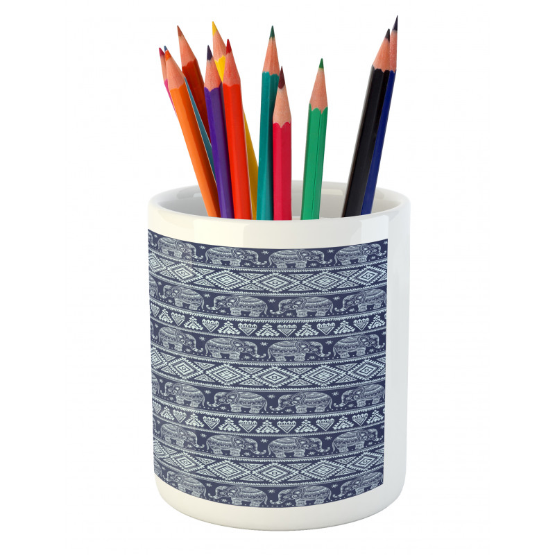 South Elephants Pencil Pen Holder