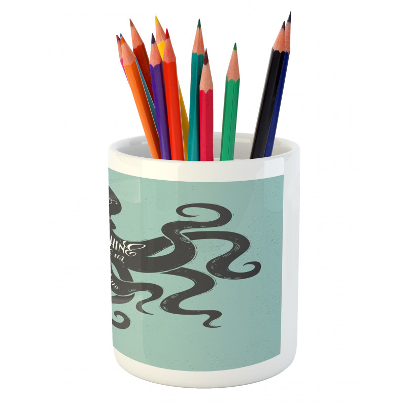 Inspiration Message Graphic Pencil Pen Holder