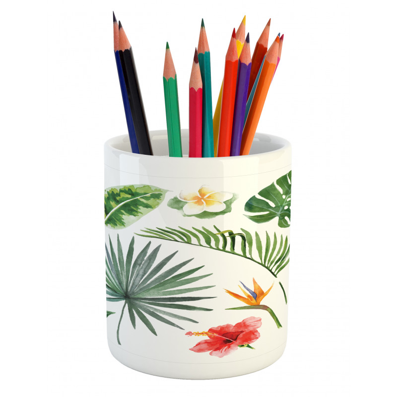 Lush Jungle Rainforest Pencil Pen Holder