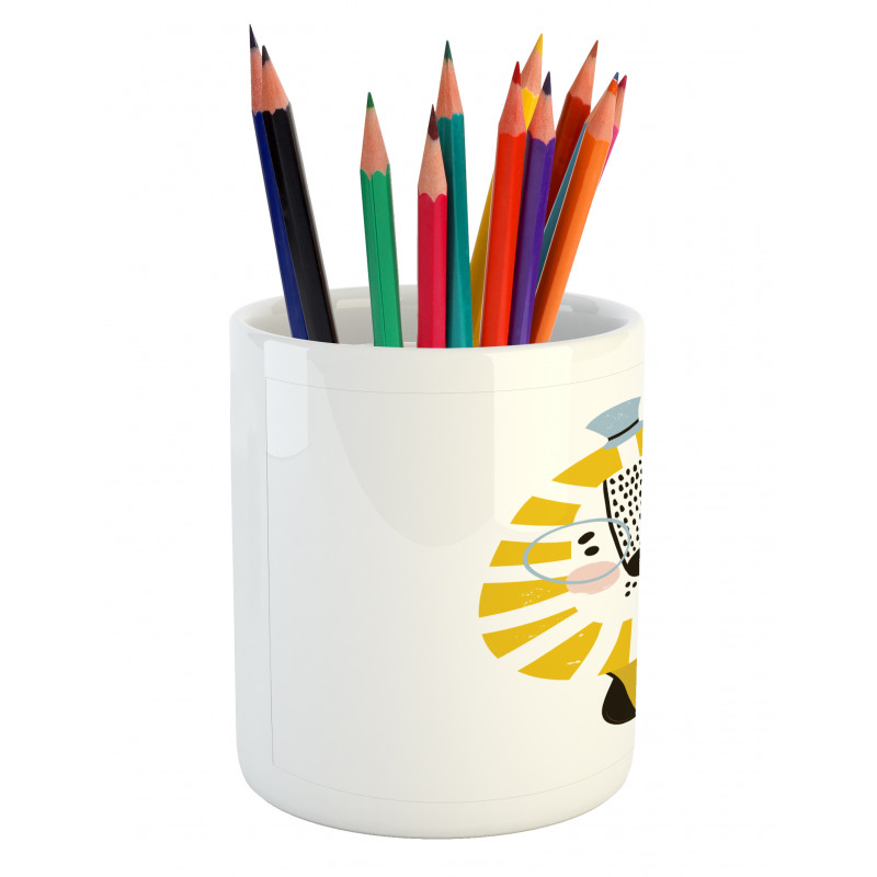 Cartoon Jungle Animal Pencil Pen Holder