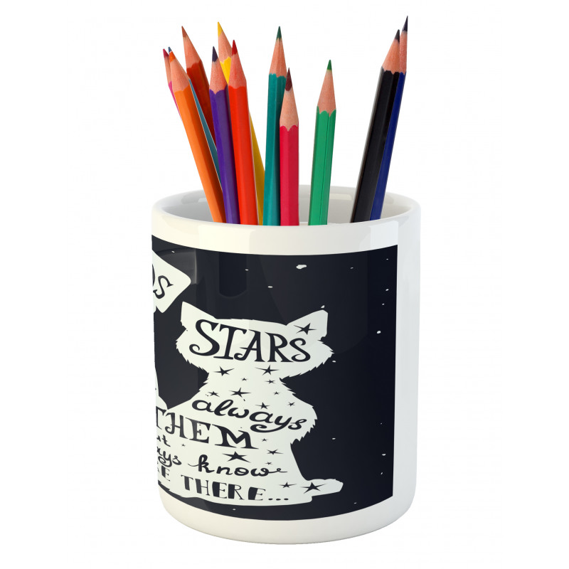 Friends are Like Stars Pencil Pen Holder