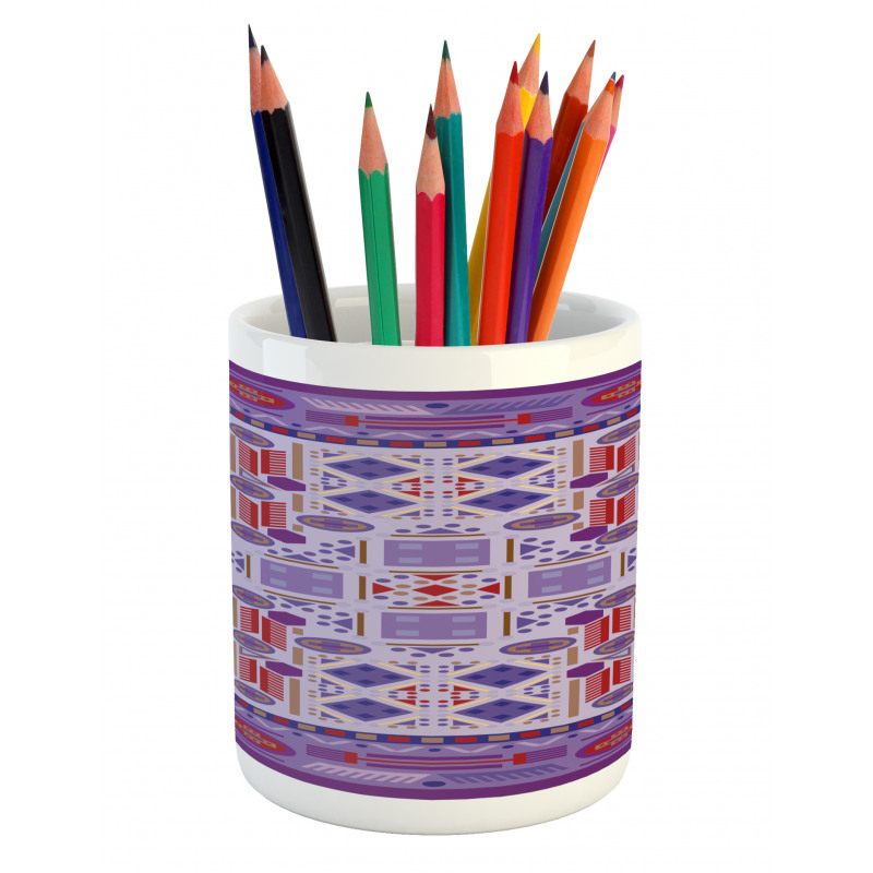 Timeless Eastern Motif Pencil Pen Holder