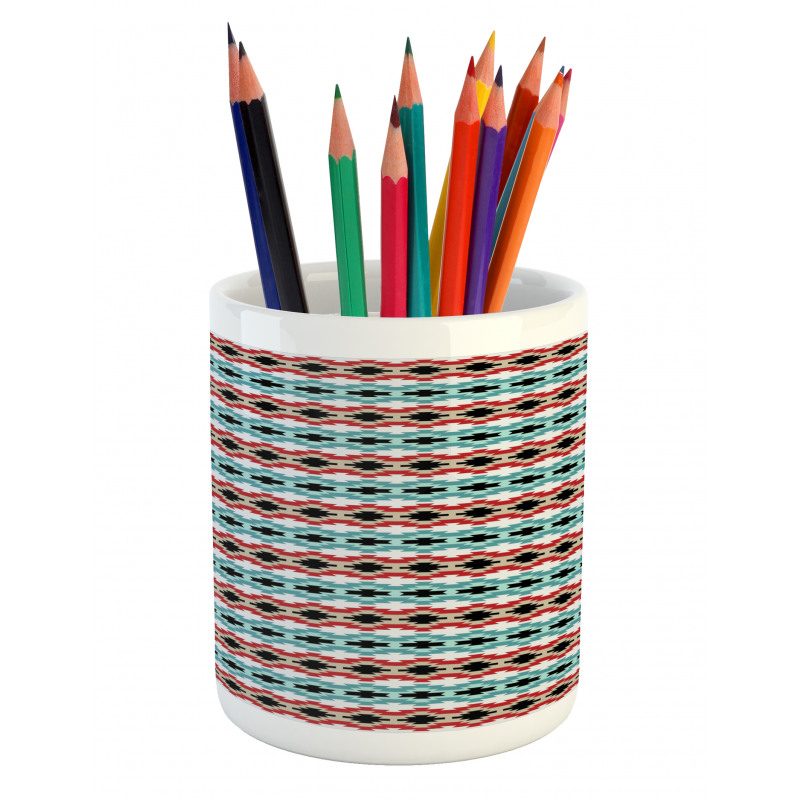 Timeless Motifs Pattern Pencil Pen Holder