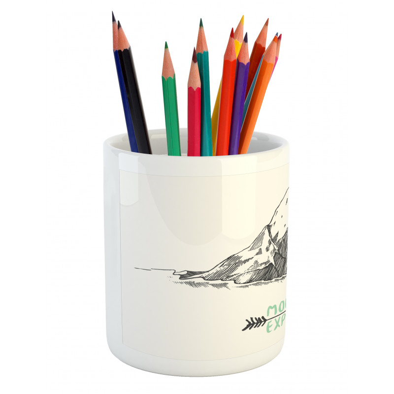 Sketch Mountain Arrow Pencil Pen Holder