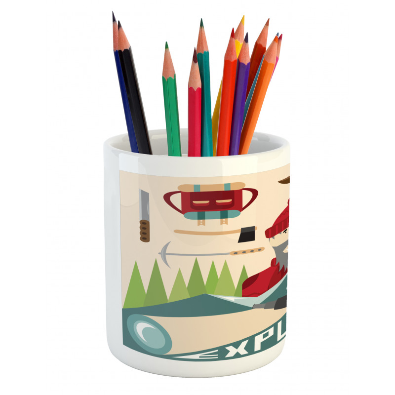 Hiking and Climbing Pencil Pen Holder