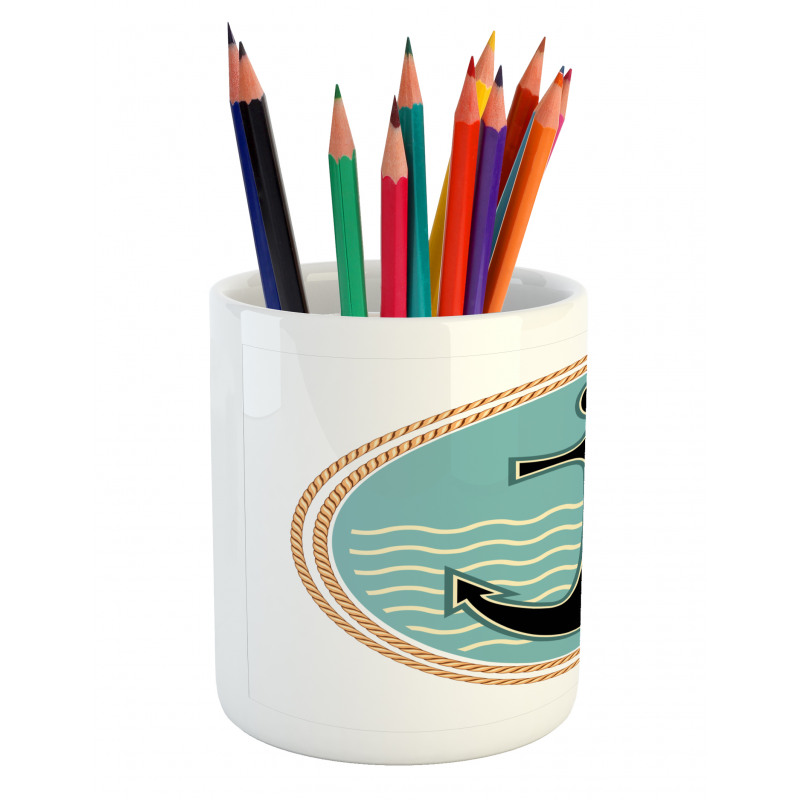 Nautical Design Pencil Pen Holder