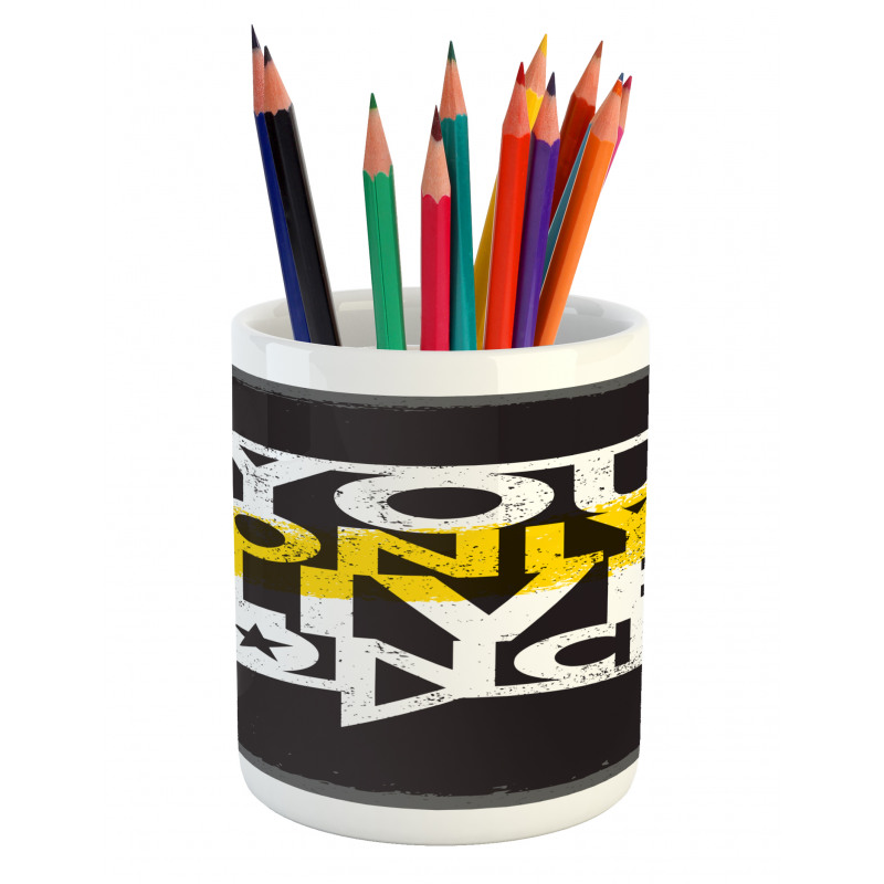 Message in Speech Bubble Pencil Pen Holder