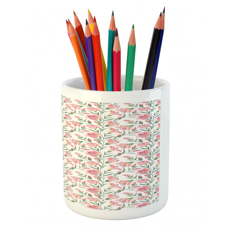 Flourishing Wild Blooms Pencil Pen Holder