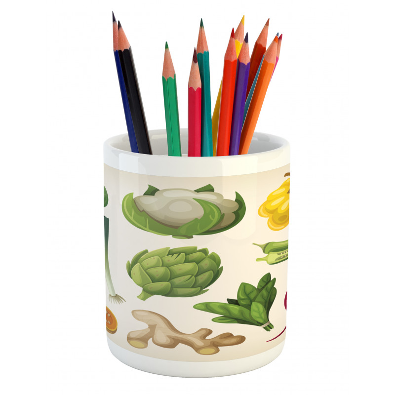 Exotic Fresh Food Pencil Pen Holder