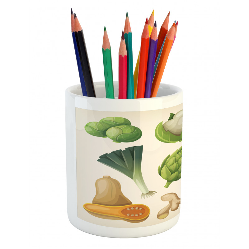 Exotic Fresh Food Pencil Pen Holder