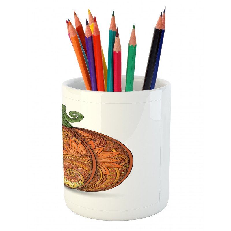 Style Pumpkin Pencil Pen Holder