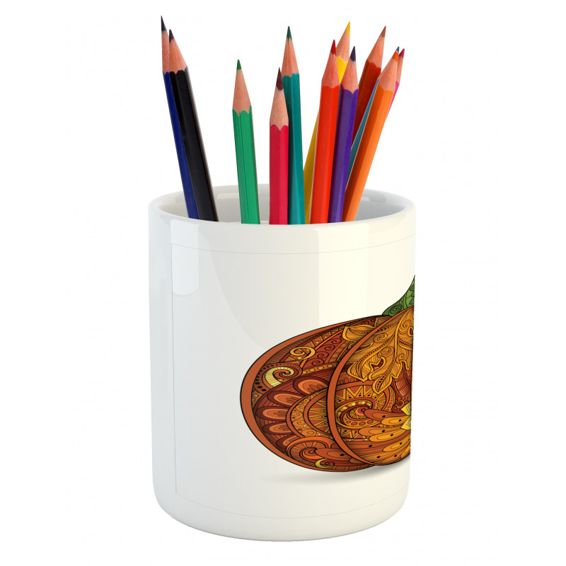 Style Pumpkin Pencil Pen Holder