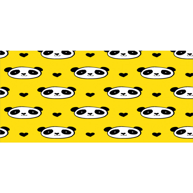 Smiling Panda Faces Pencil Pen Holder