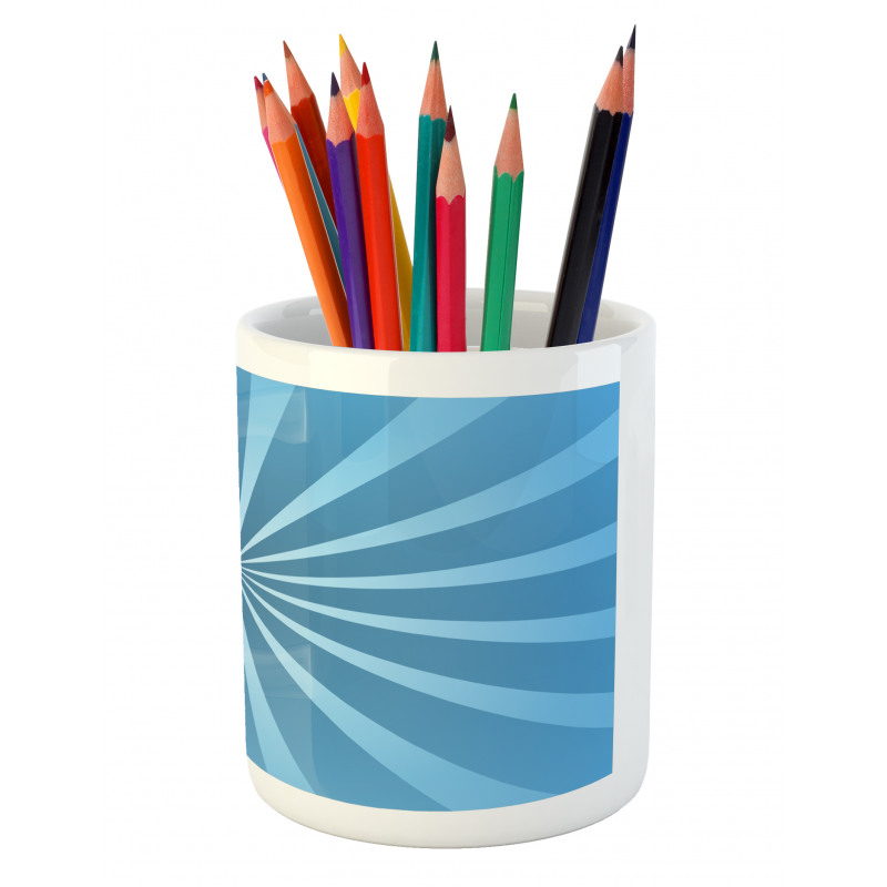 Hypnotic Radials Pencil Pen Holder