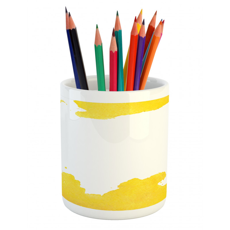 Watercolor Stain Pencil Pen Holder