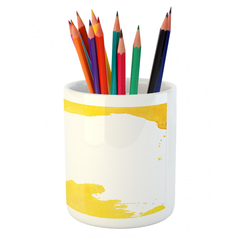 Watercolor Stain Pencil Pen Holder