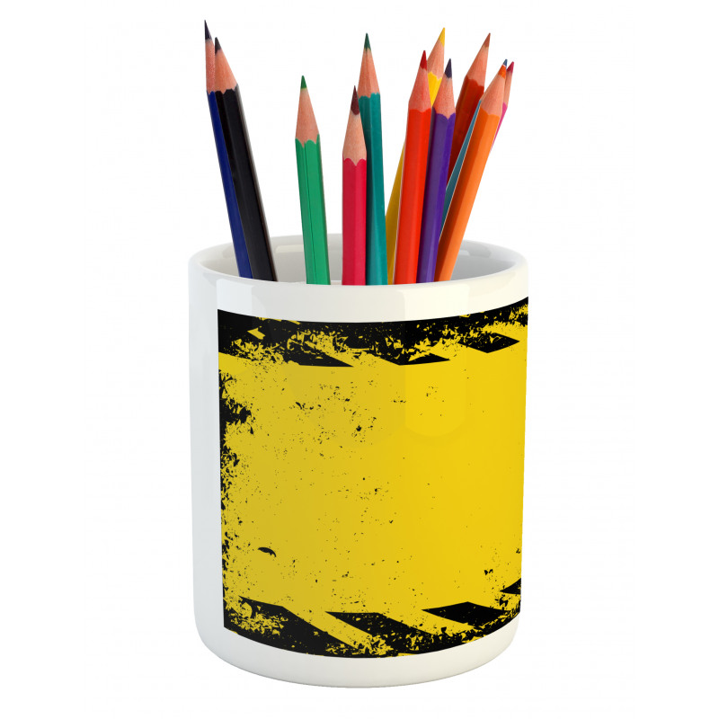 Hazard Caution Pencil Pen Holder