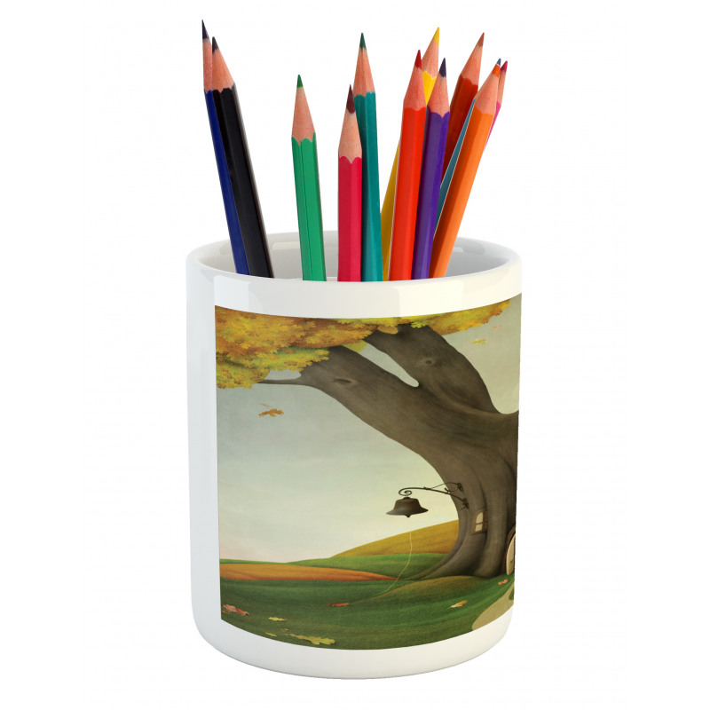 Cosy Tree Tunk Autumn Pencil Pen Holder