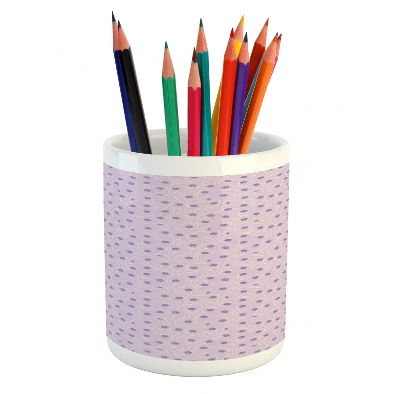 Flowery Spring Twigs Pencil Pen Holder