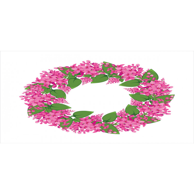 Pink Blossoms Wreath Pencil Pen Holder