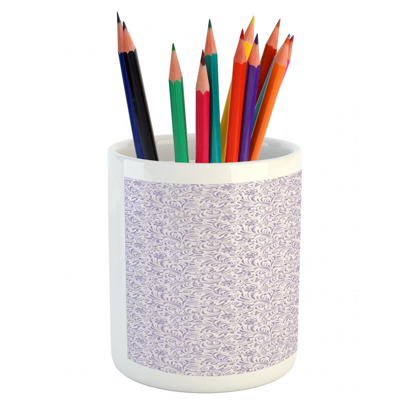 Abstract Curly Foliage Pencil Pen Holder