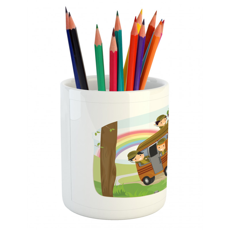 Scouts Activities Design Pencil Pen Holder