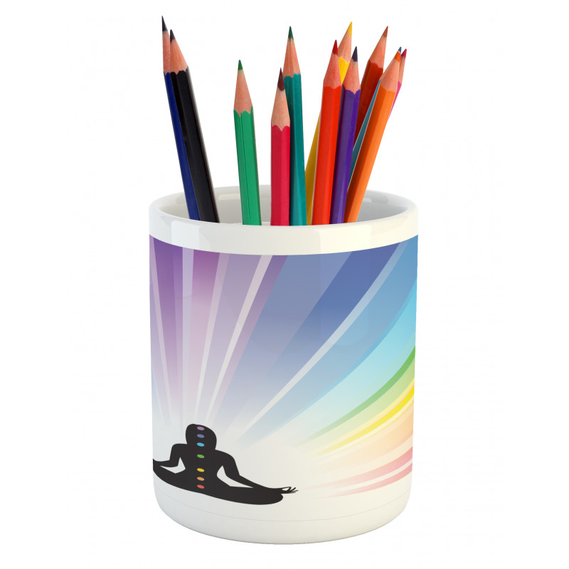 Soft Radial Energy Field Pencil Pen Holder