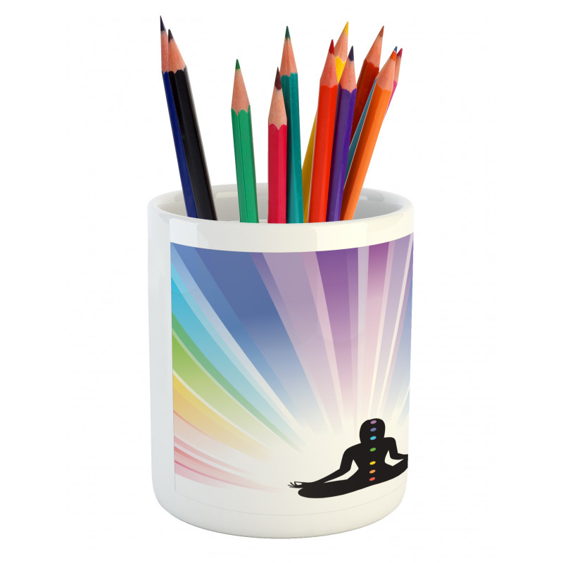 Soft Radial Energy Field Pencil Pen Holder