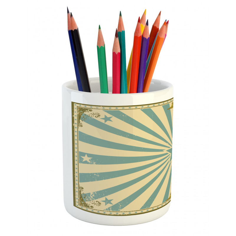 Stars Beams Rays Frame Pencil Pen Holder