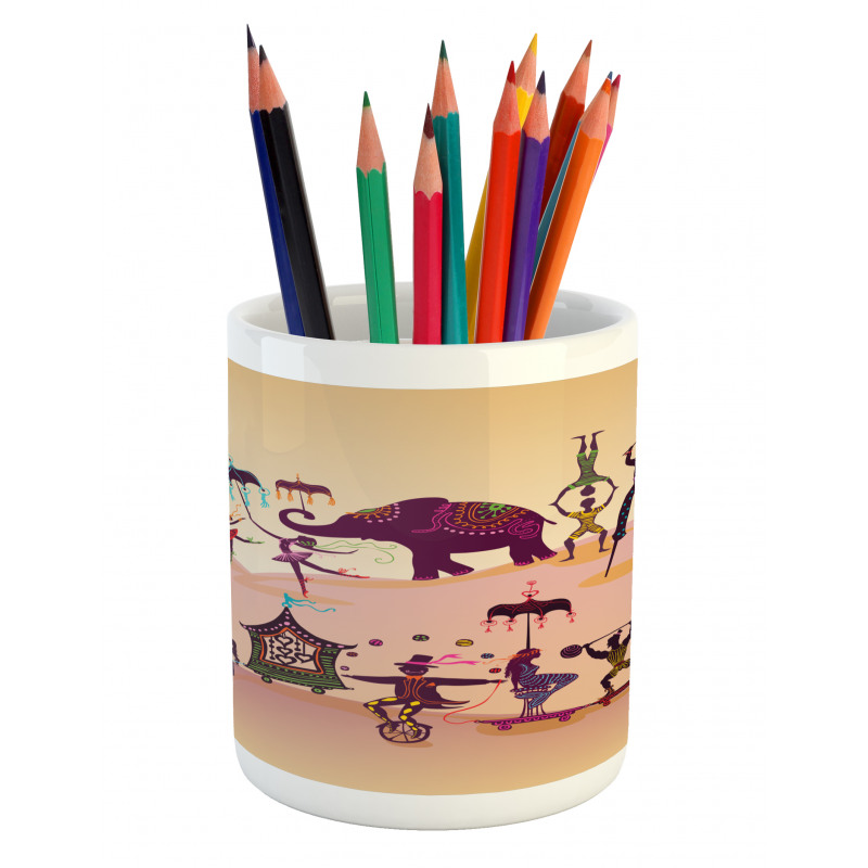 Oriental Fantasy Theme Pencil Pen Holder