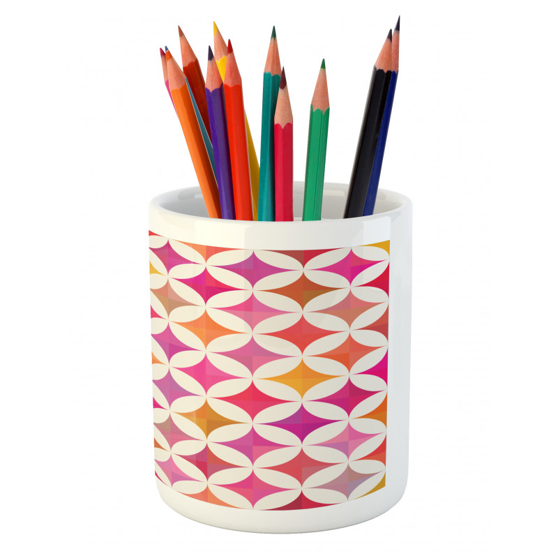 Semi Circles and Stars Pencil Pen Holder