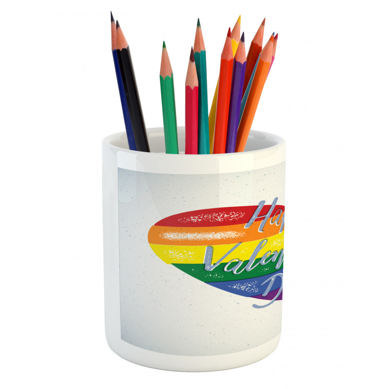 LGBTI Valentine Pencil Pen Holder