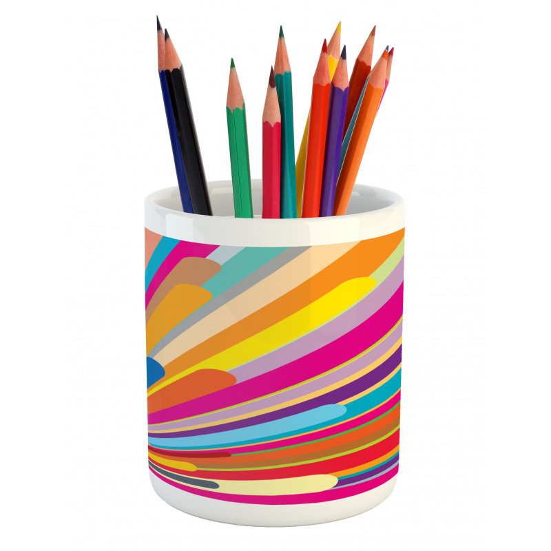 Burst of Lines Pencil Pen Holder