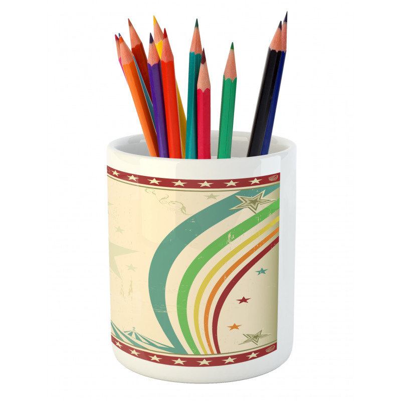 Circus Tents Pencil Pen Holder