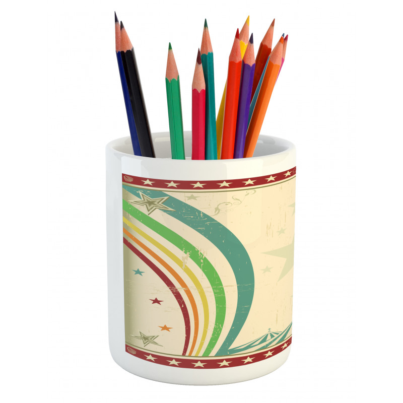 Circus Tents Pencil Pen Holder