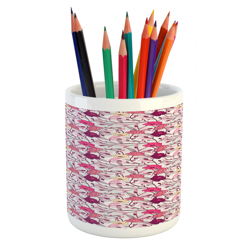 Sakura Tree Blossoms Pencil Pen Holder