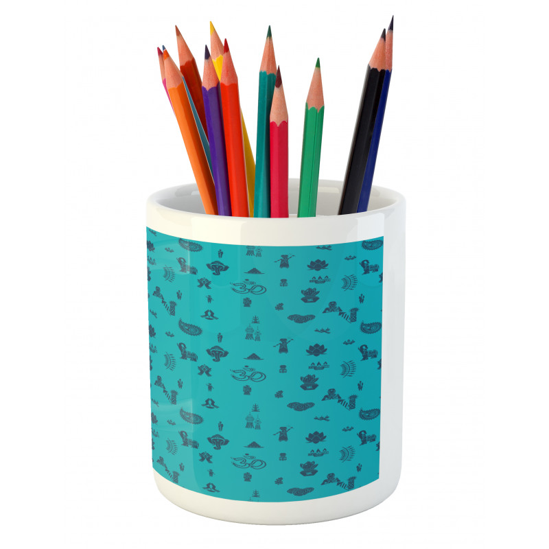 Eastern Diwali Festival Pencil Pen Holder