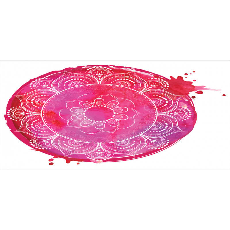 Pink Watercolor Mandala Pencil Pen Holder