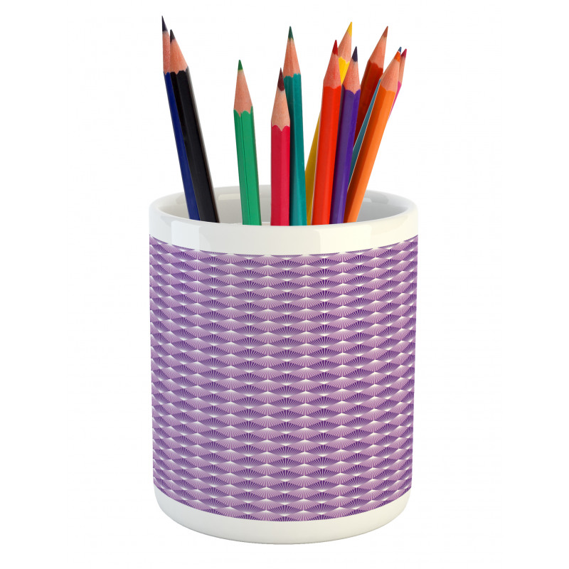 Rhombuses with Lines Pencil Pen Holder