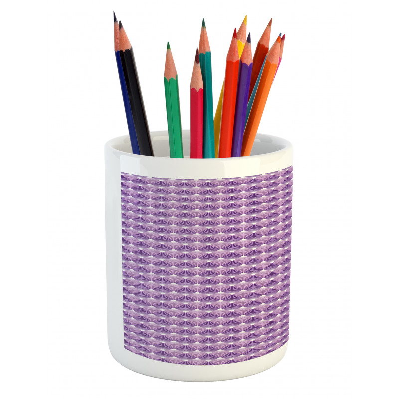 Rhombuses with Lines Pencil Pen Holder